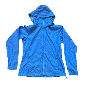 Columbia WL0127 Switchback III Women's Lightweight Raincoat Blue Jacket Size M